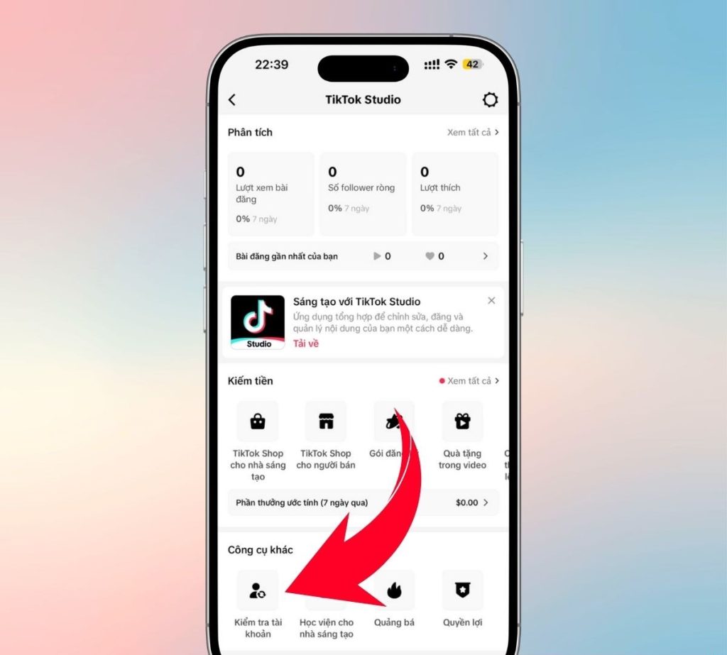 Cách kiểm tra tài khoản TikTok có vi phạm